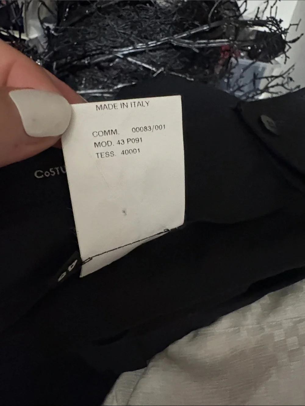 Costume National Homme Wool Blend Tailored Dress Pants Made in Italy Size 48